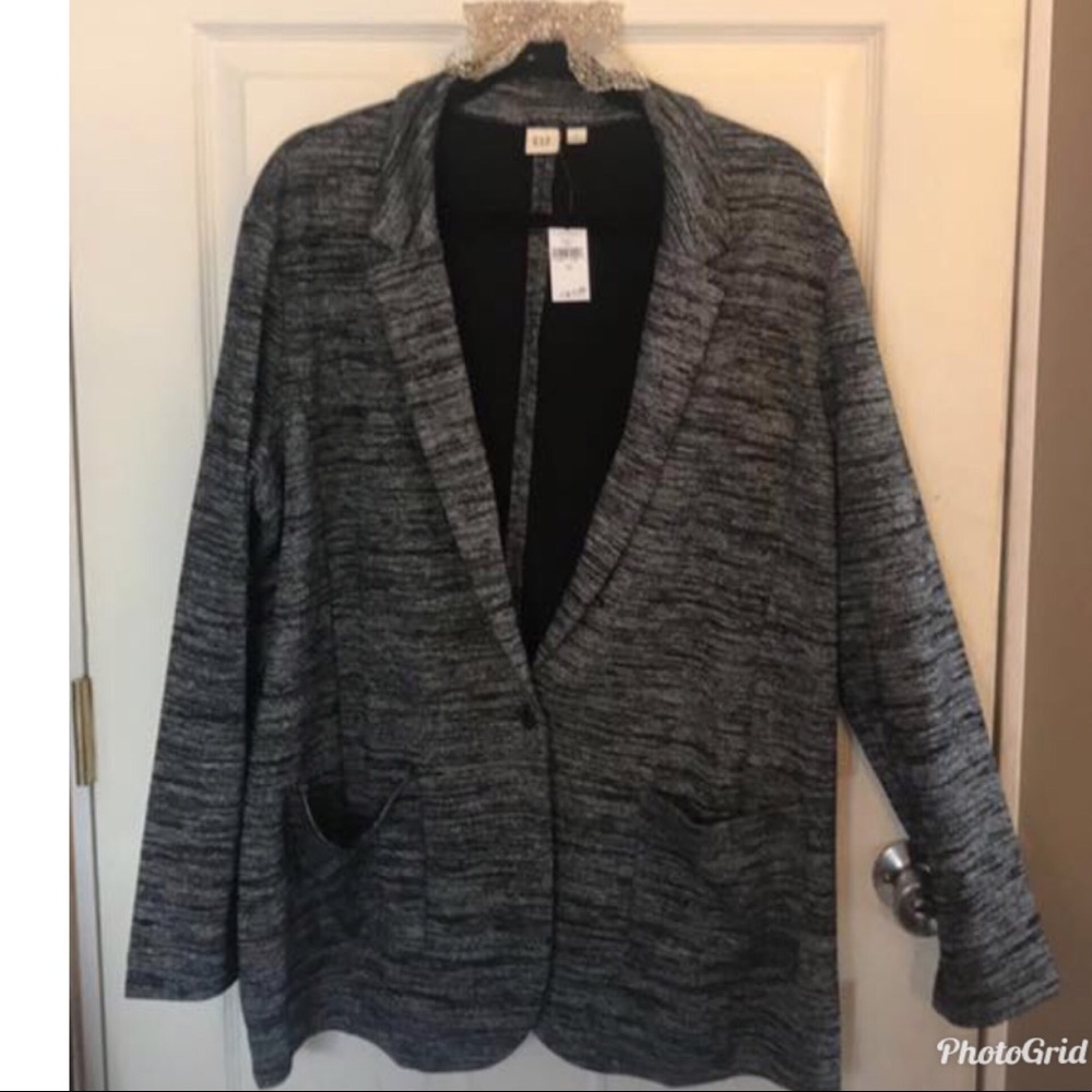 Charcoal blazer from Gap!